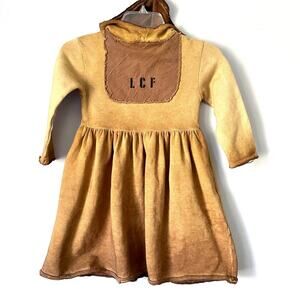 Little Creative Factory girls rusty hooded ombré dress size 4 NWT